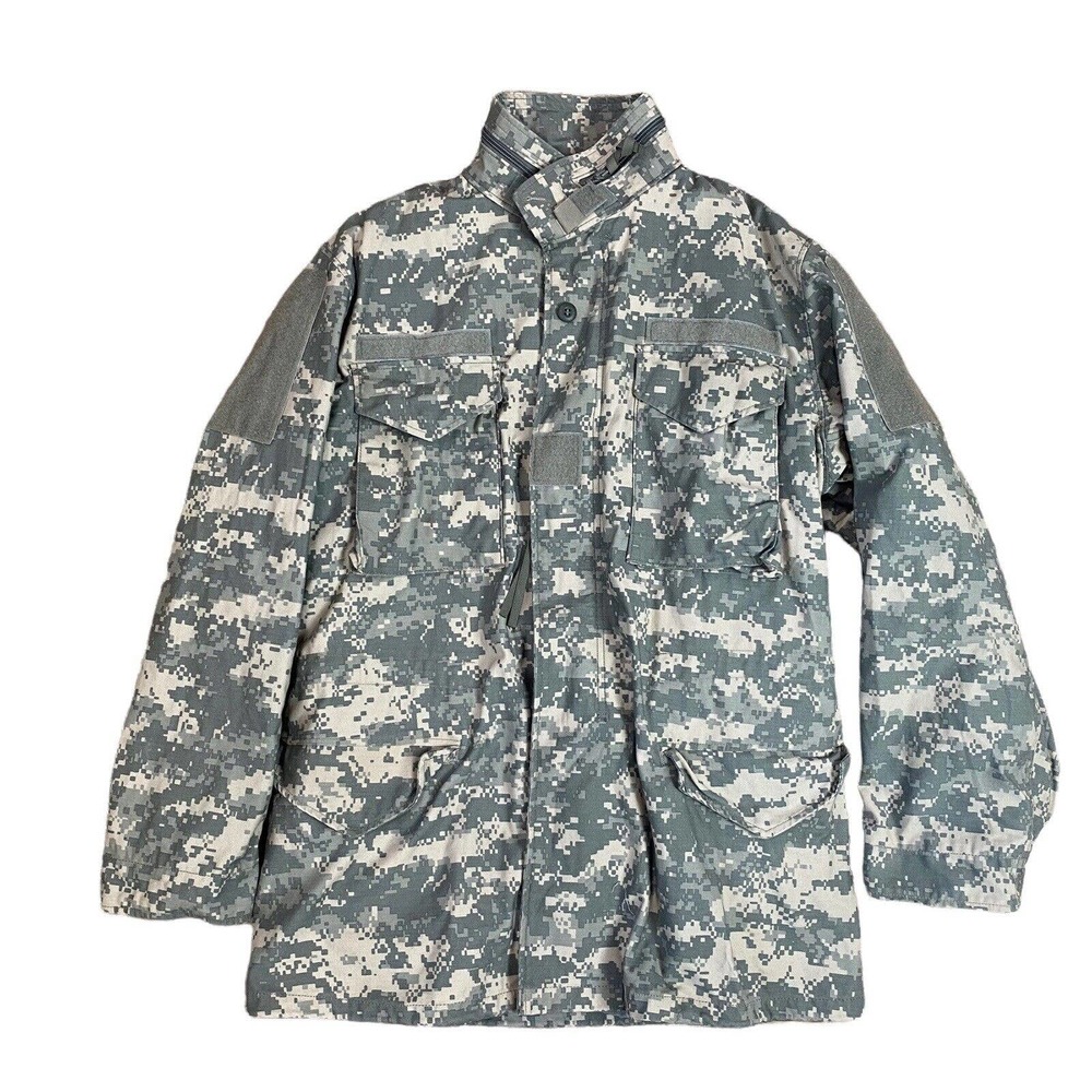 US MILITARY Cold Weather Field Coat GREEN DIGITAL CAMO M Long 8415-01-521-2254